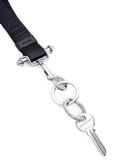 givenchy obsedia key-ring lanyard|Givenchy Obsedia Logo Key Lanyard .